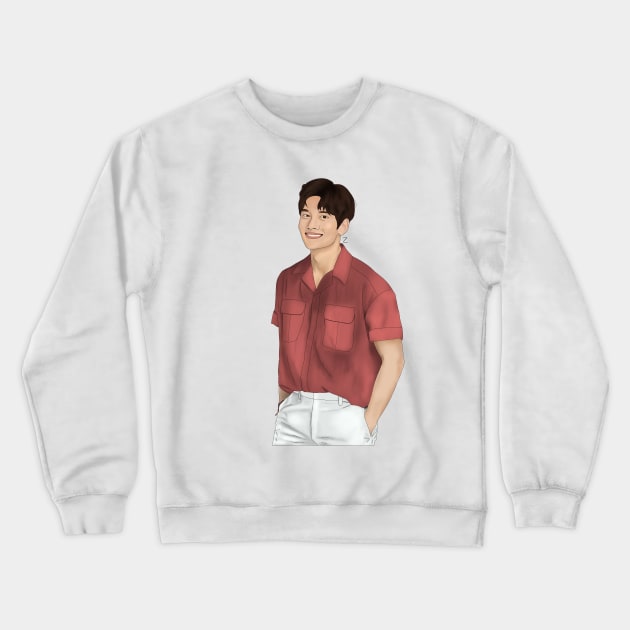 Ji Chang Wook Crewneck Sweatshirt by zedorzee